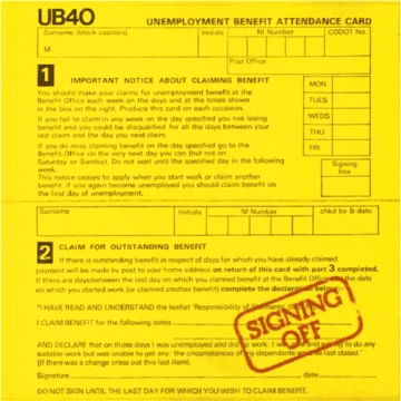 UB40 - Signing Off