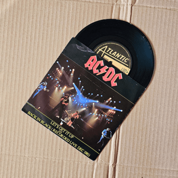 AC/DC - Let’s Get It Up / Back In Black (Recorded Live Dec 1981) 7″