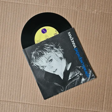 Madonna - Papa Don’t Preach 7″, Vinilo Simple