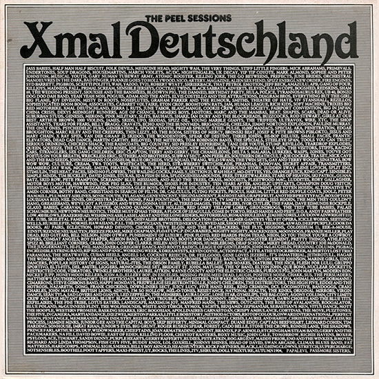 XMal Deutschland Peel Sessions
